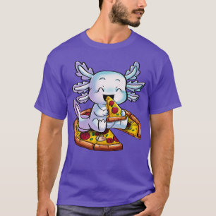 Camiseta Axolotl Comer Pizza Snaxalotl Alimentos Dulces Pre