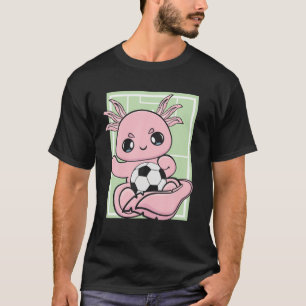 Camiseta Axolotl Con Fútbol Juega A Equipo Deportivo