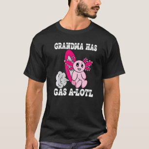 Camiseta Axolotl con la abuela gasífera tiene la abuela que