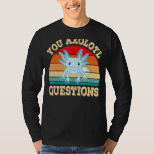Camiseta Axolotl cuestiona a Axolotls Retro Kawai