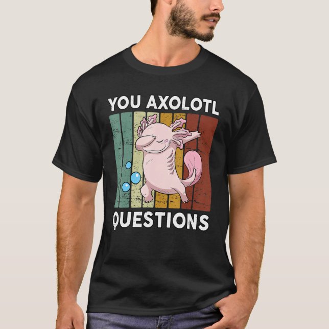 Camiseta Axolotl cuestiona a los niños jóvenes por Axolotl (Anverso)
