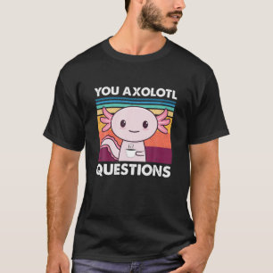 Camiseta Axolotl cuestiona el café Axolotl Funny Salaman