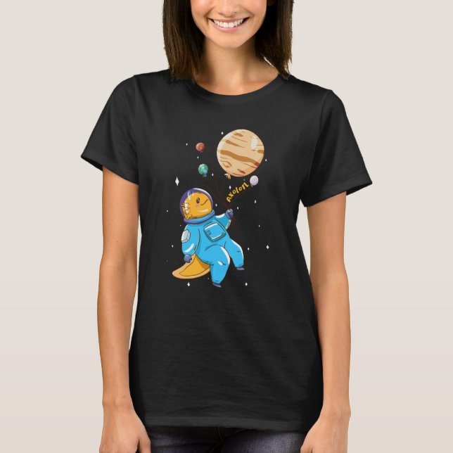 Camiseta axolotl cute animals axolots axolotl spaceman as (Anverso)