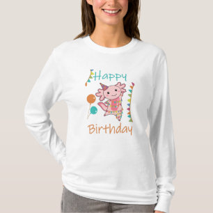 Camiseta Axolotl Desea Feliz Cumpleaños A Usted Axolotls