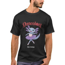 Axolotl Divertido Dancolotl Niñas Ballet Baile Mam