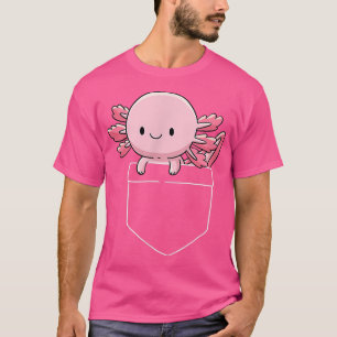 Camiseta Axolotl en Pocket Kawaii regalo de Mascota de anim