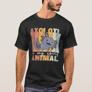 Camiseta Axolotl Es Mi Animal Espiritual  Axolotls Lindos V