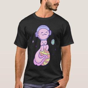 Camiseta Axolotl Espacio Rosa