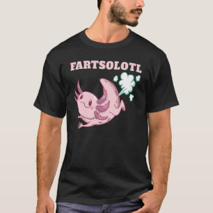 Camiseta Axolotl Fart Fartalotl Pescado Mexicano Animales A