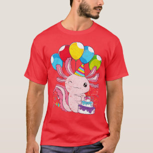 Camiseta Axolotl Fiesta de Cumpleaños Mexicano