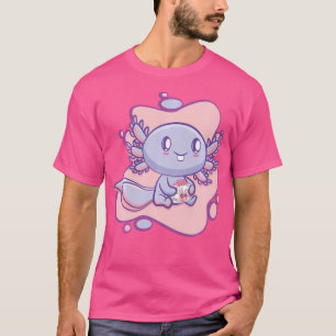 Camiseta Axolotl Fresa Leche Ambystoma Mexicanum Walkin