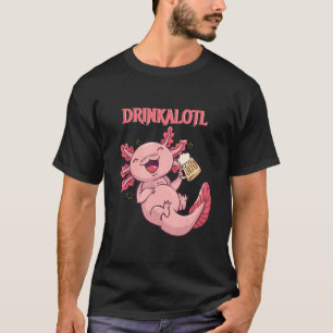 Camiseta Axolotl Funny Fiesta Drinkalotl Partner Look Beer 