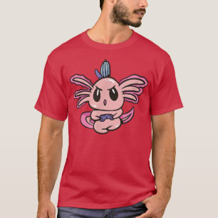 Camiseta Axolotl Gamer Gaming Cute Funny Axolotls Kawaii Ja