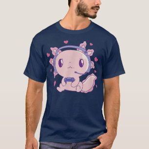 Camiseta Axolotl Gamer Gaming Cute Funny Axolotls Kawaii Ja