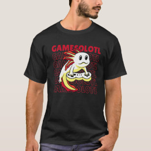 Camiseta Axolotl Gamer Videojuegos Cuadros Juegos