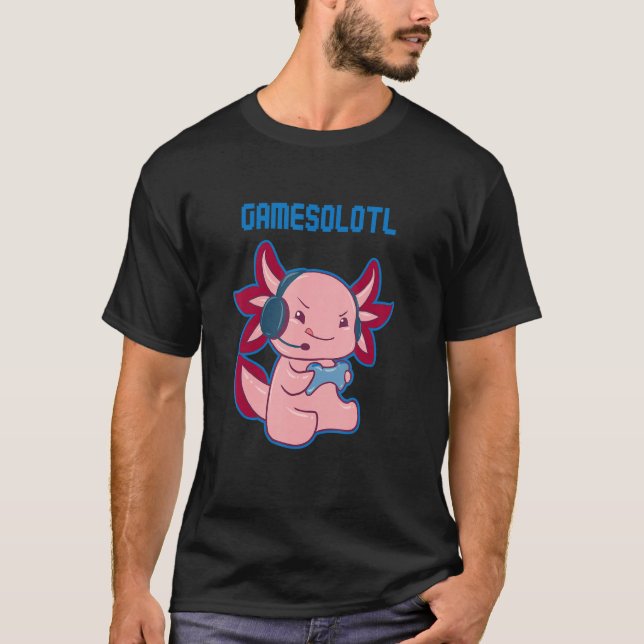 Camiseta Axolotl Gamesolotl Axolotl (Anverso)
