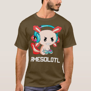 Camiseta Axolotl Gaming  Youth Kids Boy Gamesolotl Axolotl 