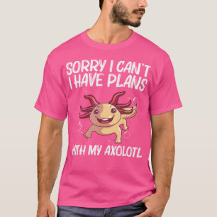 Camiseta Axolotl Gracioso Para Los Amantes Del Salamandra A