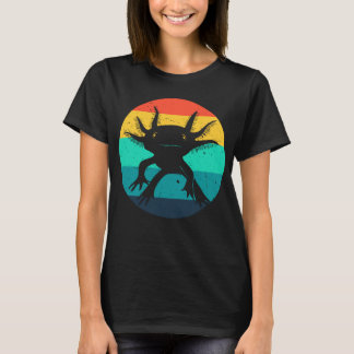 Camiseta Axolotl Gracioso Regalo Mamá Papá Niños Retro Desi