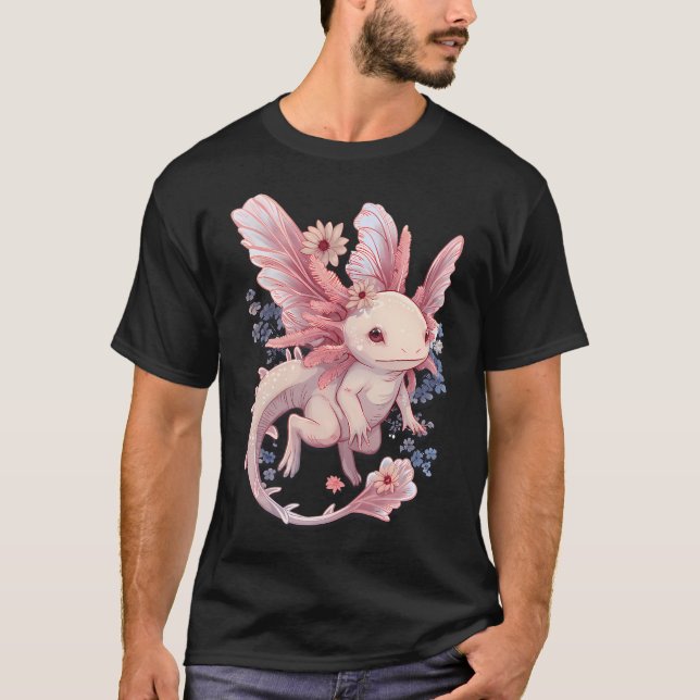 Camiseta ¡Axolotl Hada Rosa! (Anverso)
