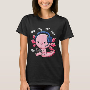 Camiseta Axolotl Juegos Niños Chicas Anime Videojuego Pe