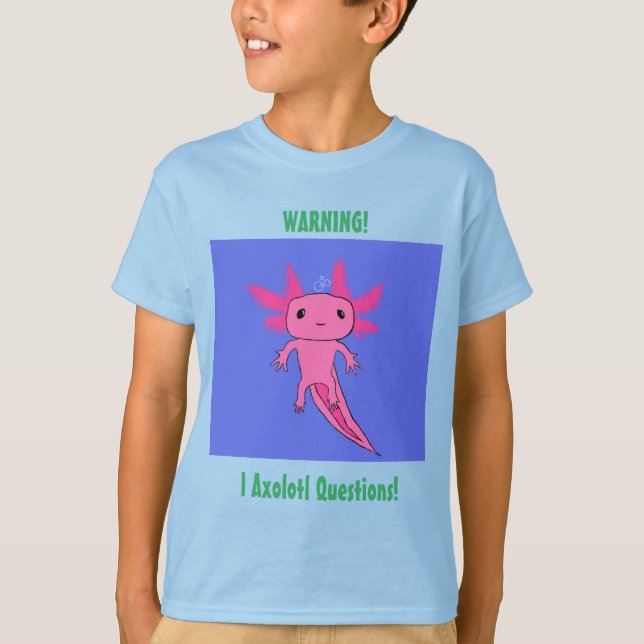 Camiseta Axolotl Kids T-Shirt (Anverso)