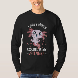 Camiseta Axolotl Ladies Valentine's Day Cute Axolotl Boy