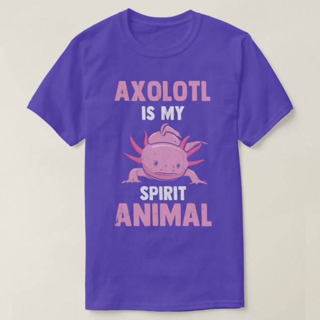 Camiseta Axolotl Larve Kufffig Aquarium Moch Lastim Gigante (Diseño del anverso)