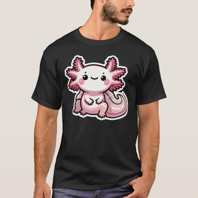 Camiseta Axolotl lindo (Anverso)