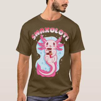 Camiseta Axolotl lindo Snaxolotl (1)