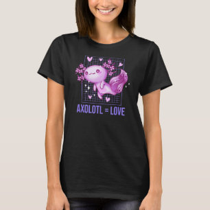 Camiseta Axolotl Love Salamander Animal Amphibians Mascotas
