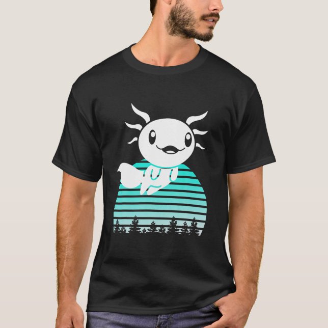 Camiseta Axolotl Lover Niños Cutos Hombres Mujeres Graciosa (Anverso)