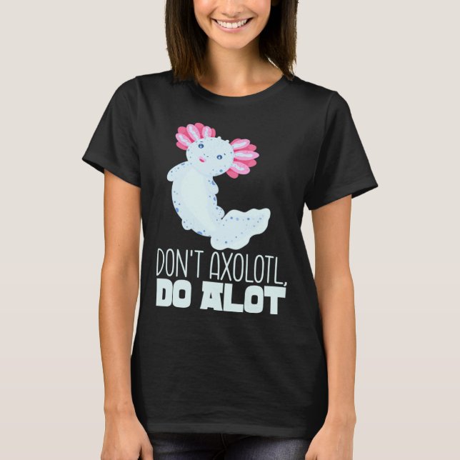 Camiseta Axolotl Meme  Endangered Mexican Salamander Kids (Anverso)