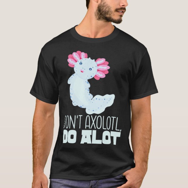 Camiseta Axolotl Meme  Endangered Mexican Salamander Kids (Anverso)