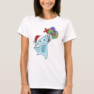 Camiseta Axolotl Merry Christmas Winter Animales Axolotl