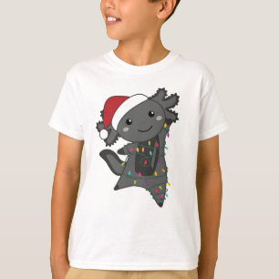 Camiseta Axolotl Merry Christmas Winter Animals Axolotls