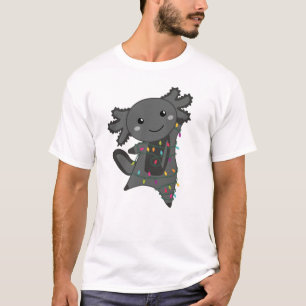 Camiseta Axolotl Merry Christmas Winter Animals Axolotls