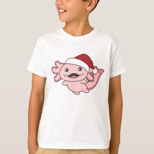 Camiseta Axolotl Merry Christmas Winter Axolotl