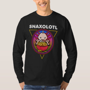 Camiseta Axolotl Mexicano Salamander Relaxolotl Cute Snaxol