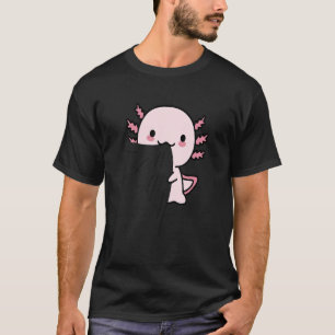 Camiseta Axolotl Mordiendo   Cute Axolotl Animal Axolotl  