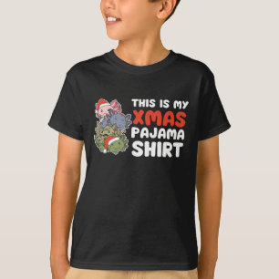 Camiseta Axolotl Navidades de árboles de Navidad Pajamas