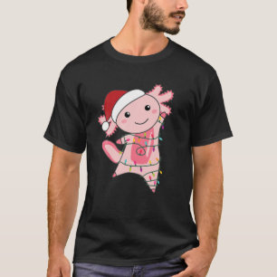 Camiseta Axolotl Navidades Navidades de la luz de hadas Axo