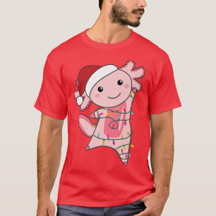 Camiseta Axolotl Navidades Navidades de la luz de hadas Axo
