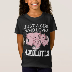 Camiseta Axolotl Niños Kawaii Axolotl Chicas de regalo Axol