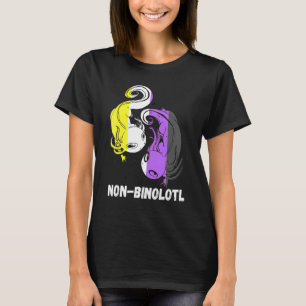 Camiseta Axolotl No Binario Orgullo Género Queer Lgbt