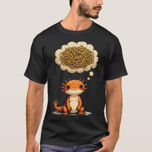 Camiseta Axolotl Pensativo Cita Divertida Introvertido Soci