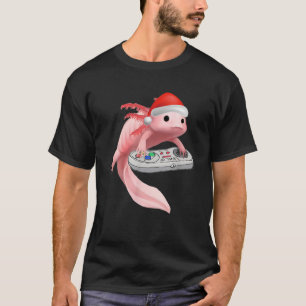 Camiseta Axolotl Pescado Jugando Videojuego Hombres Niño Gr
