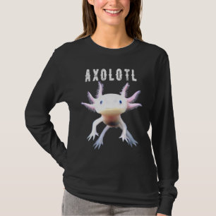 Camiseta Axolotl Pescado Mexicano Cute Amphibian Smilin