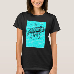 Camiseta Axolotl - Pez de Ambulo Mexicano Biología Marina M
