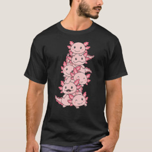 Camiseta Axolotl Pile Cute Animales Divertidos Axolotl